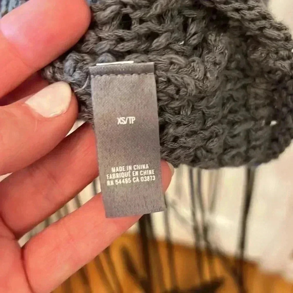 Aerie Knit Crochet Tank Top-Sz XS - Picture 4 of 6